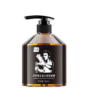 Kendi marka olmayan yapışkan saç jeli kalıplama saç jeli özel etiket profesyonel şekillendirici jel berberler için - Product Image 1