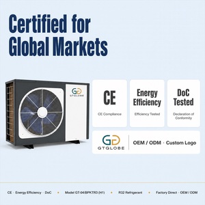 ปั๊มความร้อน GTGLOBE แบบอากาศสู่น้ำ R32 ระบบ 3 in 1 สำหรับทำความร้อน ทำความ<span class=keywords><strong>เย็น</strong></span> และน้ำร้อนสำหรับใช้ในบ้าน พร้อมปั๊มหมุนเวียนในตัว - Product Image 6