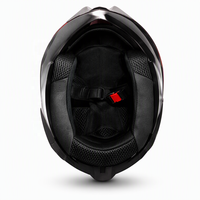 Casque de moto modulaire intégral à visière rabattable en ABS avec feux arrière LED homologués DOT, double visière, pour la sécurité à la conduite