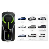 Station de recharge pour véhicule électrique domestique 7 kW, AC rapide, Type 2, 32 A, 200-220 V, IP54, portable, nouvelle, garantie 3 ans, contrôle par application, cordon de 5 m