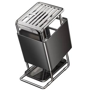 Estante para Cuchillos de Cocina de Acero Inoxidable con Soporte, Escurridor Cuadrado Multifuncional para Encimera, Porta Palillos - Product Image 1