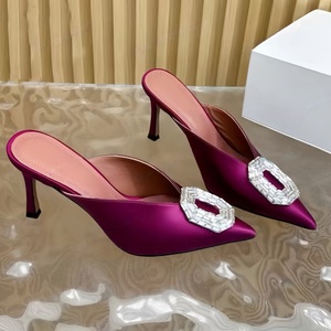 Sandales à talons hauts pour femmes de luxe, de qualité supérieure, sandales d'été avec embellissements en cristal - Product Image 4