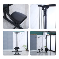 Équipement de gymnastique série d'entraînement professionnel Lat Pull Down Machine avec banc