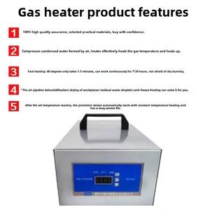 220V nóng không khí khô hút ẩm PLC thành phần cốt lõi thép không gỉ nén máy sấy khí nhỏ khí nóng Nitơ sưởi ấm - Product Image 4