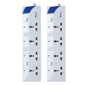 Tira de alimentación Universal, interruptor Individual, extensión de cable, nuevo tipo de 5 tomas - Product Image 2