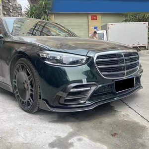 Kit carrosserie W223 pour <span class=keywords><strong>Mercedes</strong></span> Benz W223 S450 AMG BS, kit carrosserie en fibre de carbone, lèvre avant, diffuseur arrière, spoiler, garde-<span class=keywords><strong>boue</strong></span>, évents - Product Image 3