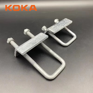 Collier <span class=keywords><strong>de</strong></span> fixation pour poutre en acier galvanisé Unistrut 3/8\" 1/2\" en fonte malléable - Product Image 5