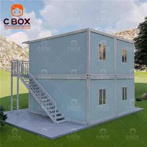 Cbox Maison Conteneur Préfabriquée Écologique Moderne à 2 Étages Démontable pour Bureau, Dortoir de Chantier Abordable et Résidence de Travailleurs - Product Image 1