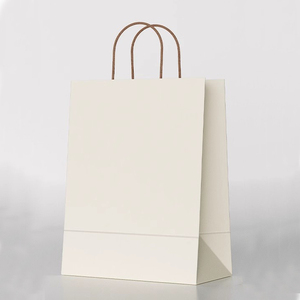 Bolsas de Compras de Lujo con Diseño de Logotipo Personalizado, Bolsas de Regalo al por Mayor, Bolsas de Papel Kraft para Llevar Comida con Asas - Product Image 1