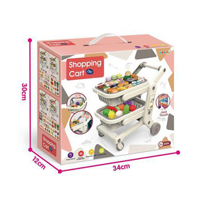 Chariot de courses universel à double couche avec <span class=keywords><strong>tablette</strong></span> intelligente <span class=keywords><strong>pour</strong></span> supermarché - Product Image 3