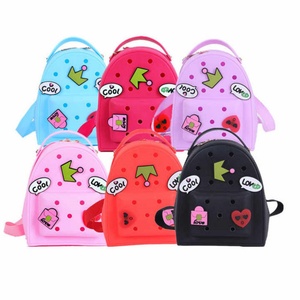 Wholesale 2025 Fashionable Eva <b>Mini</b> Silicone Cartoon Student <b>Backpack</b> Low Price Waterproof Open Jelly Kids School Bag for - Product Image 2