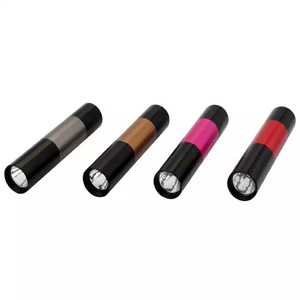 Mini <b>LED</b> <b>Flashlight</b> Lipstick Style Aluminum Body AAA Battery Powered White Light Daily Carry Use - Product Image 2