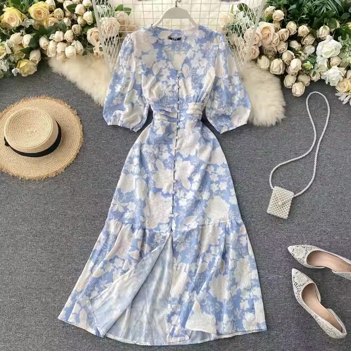 sachin and babi light blue dress 15 Casual, Chic Outfits You Can Pull Together With Items Already in Your  Closet main image 1