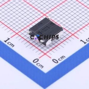 GT-TC090A-H031-L5-BL Tactile Switch SMD-5P,6.2x6.2mm Switch Single Pole Single Throw Round Button 1.6N Vertical Mount - Product Image 2