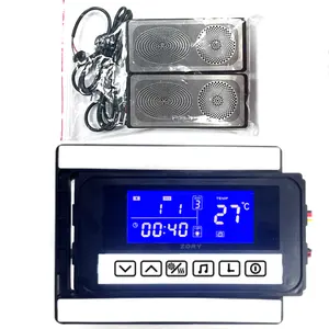 12/24V altı düğme açma/kapama Dimmer CCT anti-sis sıcaklık süresi LED ışık LCD ekran ayna dokunmatik sensör anahtarı