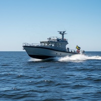 Bateau de patrouille et de sauvetage Grandsea de 18 m en aluminium à moteur hors-bord à vendre