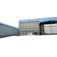 Puerta Industrial de Alta Velocidad Plegable y Apilable para Hangares de Aviones con Tela Nano PVC Resistente al Viento para Aeropuertos y Almacenes Wuxi Shelter