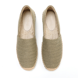 Espadrilles pour hommes, style rétro, décontractées, confortables, durables, antidérapantes, pour la marche, imprimé léopard, dessus en tissu de coton - Product Image 2