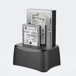 Máquina de Copia de Discos Duros Personalizada al por Mayor, Interfaz <span class=keywords><strong>USB</strong></span> 3.0, <span class=keywords><strong>Base</strong></span> de Disco Dual con Más de 10 Puertos para Discos Duros de 2.5/3.5 Pulgadas - Product Image 4