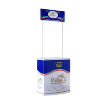 Grosir Promosi portabel pameran dagang Table Counter Digital Printing teknik untuk meja iklan grafis