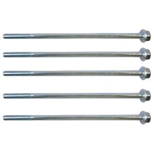 Pernos de Brida M6*130 para Maquinaria Agrícola, Piezas de Generador Diésel, Recubrimiento de Zinc Azul-Blanco para Prevención de Óxido, Lisos - Product Image 2