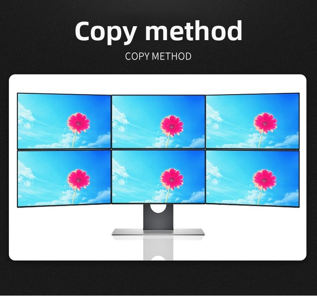 New for 6-Screen 6VGA Multi-Screen Desktop Fan Graphics Card R7 3506V PCI-E 16X GDDR5 128-Bit