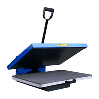 Presse à chaud à plat Baiyin nouvelle génération 40*60cm pour transfert par sublimation, manuelle, 110/220V, impression de t-shirts et vêtements