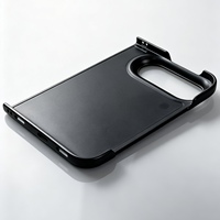 Coque de protection pliable premium en cuir concave double couche antichoc pour iPhone Fold