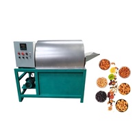 Machine à torréfier portable multifonctionnelle en acier inoxydable 304 pour graines de soja, maïs, arachides, sésame, noix de cajou, fruits et blé