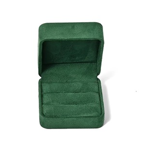 Caja de Anillos de Lino con Logotipo Personalizado FANXI, Caja de Anillos Sólida de Alta Gama al por Mayor, Caja de Empaque para Joyería - Product Image 5