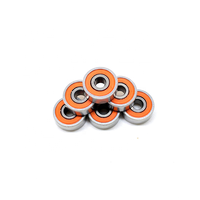 Roulement à billes à gorge profonde hybride en acier inoxydable et céramique avec rouleau en caoutchouc S683 3x7x3mm pour canne à pêche et moulinet de pêche