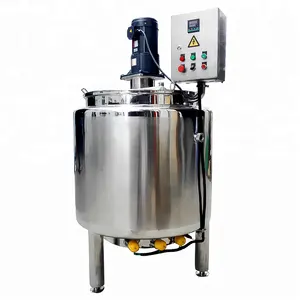 Acier Cosmétique Multi-fonctionnel Dispersant Réservoirs Crème émulsifiante Faire Lotion Corporelle Homogénéisation Machines de Mélange