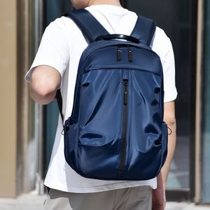 Sac à dos étanche pour ordinateur portable, pour hommes, avec Port de chargement USB, antivol, sac de voyage, doublure rayée, sac d'école pour adolescents - Product Image 4