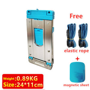 मिनी आकार स्टेनलेस स्टील पोर्टेबल Foldable एल्यूमीनियम हाथ ट्राली - Product Image 5