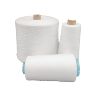Fil à coudre en polyester 100% filé blanc brut, prix de gros bon marché, 40s/2 50s/2 60s/2 80s/2