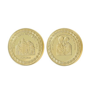 Pièces commémoratives 3D personnalisées en alliage d'or avec logo miroir, souvenirs créatifs, objets de collection culturels - Product Image 3