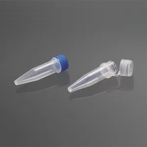PP Material Descartável 0.2ml <span class=keywords><strong>0.5ml</strong></span> 1.5 ml Estéril Fundo Cônico Tubo De Centrífuga De Teste De Laboratório Médico Com Tampão De Parafuso - Product Image 2