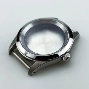 Boîtier de montre personnalisé en acier inoxydable 316L argenté de 38 mm compatible avec les mouvements Miyota série 9 9015 90S5 9019 9029 9039 - Product Image 3
