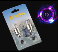 Lumière d'ambiance LED universelle pour roues de voiture et moto, lampe néon clignotante colorée, couvercle de valve de pneu, lumière décorative pour moyeu de roue de vélo et de voiture