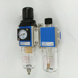 ชุดอุปกรณ์ปรับสภาพลม Airtac รุ่น GFC20008 GFC30010 แบบคู่ พร้อมเกจวัดแรงดัน อะไหล่ระบบนิวเมติก - Product Image 2