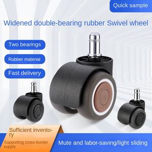 Rueda Universal de Goma de 2 Pulgadas, Silenciosa, para Silla de Oficina, Silla de Computadora para E-Sports, Rueda Giratoria - Product Image 5