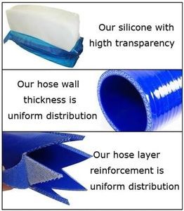Custom Angle Elbow 15/45/120&deg; Elbow <strong>Silicone</strong> <strong>Hose</strong> - 19/45/60/70/75mm 3 Inch Reducing Pipe For Radiator Intake Heater - Product Image 3