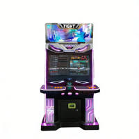 Machine d'arcade de combat tout-en-un de type cabinet, avec double joystick, fonctionnant à pièces, pour jeux de combat classiques.