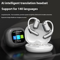 Ultra-longue durée de vie de la batterie Réduction du bruit AI Smart Blue tooth Casque sans fil Casque de traduction multilingue transfrontalier