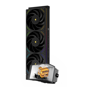 Radiateur à eau pour écran incurvé VISION 360 UB ARGB BLACK&WH avec roulement à fluide Thermalright Thermalrig - Product Image 3