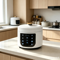 Cuisinière à pression électrique intelligente 5.1-6.0L, 13-en-1 multifonctionnelle, cuve intérieure en aluminium, contrôle numérique, arrêt automatique, économie d'énergie