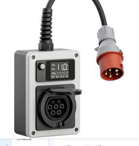 Nouvelle borne de recharge murale intelligente pour voiture électrique <span class=keywords><strong>Mini</strong></span> 16A/32A, portable, prise CEE, prise AC EV Type 2, 22 kW, usage industriel, 5 m - Product Image 2