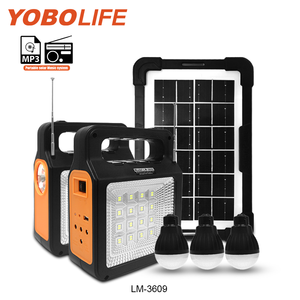 Yobolife năng lượng mặt trời hệ thống 4w bảng điều khiển năng lượng mặt trời hoàn chỉnh năng lượng mặt trời chiếu sáng kit khẩn cấp năng lượng mặt trời dc hệ thống nhà di động năng lượng mặt trời hệ thống chiếu sáng - Product Image 1