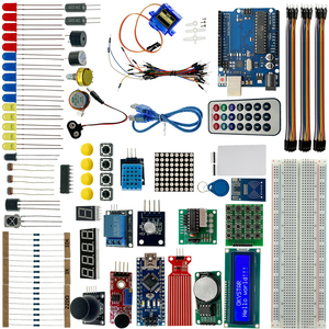 Kit d'apprentissage électronique OKY1035, kit de démarrage RFID, ensemble d'apprentissage des projets électroniques avec capteurs, écran LCD, servomoteur - Product Image 4