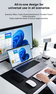 แล็ปท็อปใหม่ปี 2026 ขนาด 15.6 นิ้ว สำหรับการศึกษาและการเรียนรู้ ประสิทธิภาพสูง อัลตร้าบุ๊ค พกพาสะดวก <span class=keywords><strong>คอม</strong></span>พิวเตอร์ตั้<span class=keywords><strong>ง</strong></span>โต๊ะ - Product Image 3